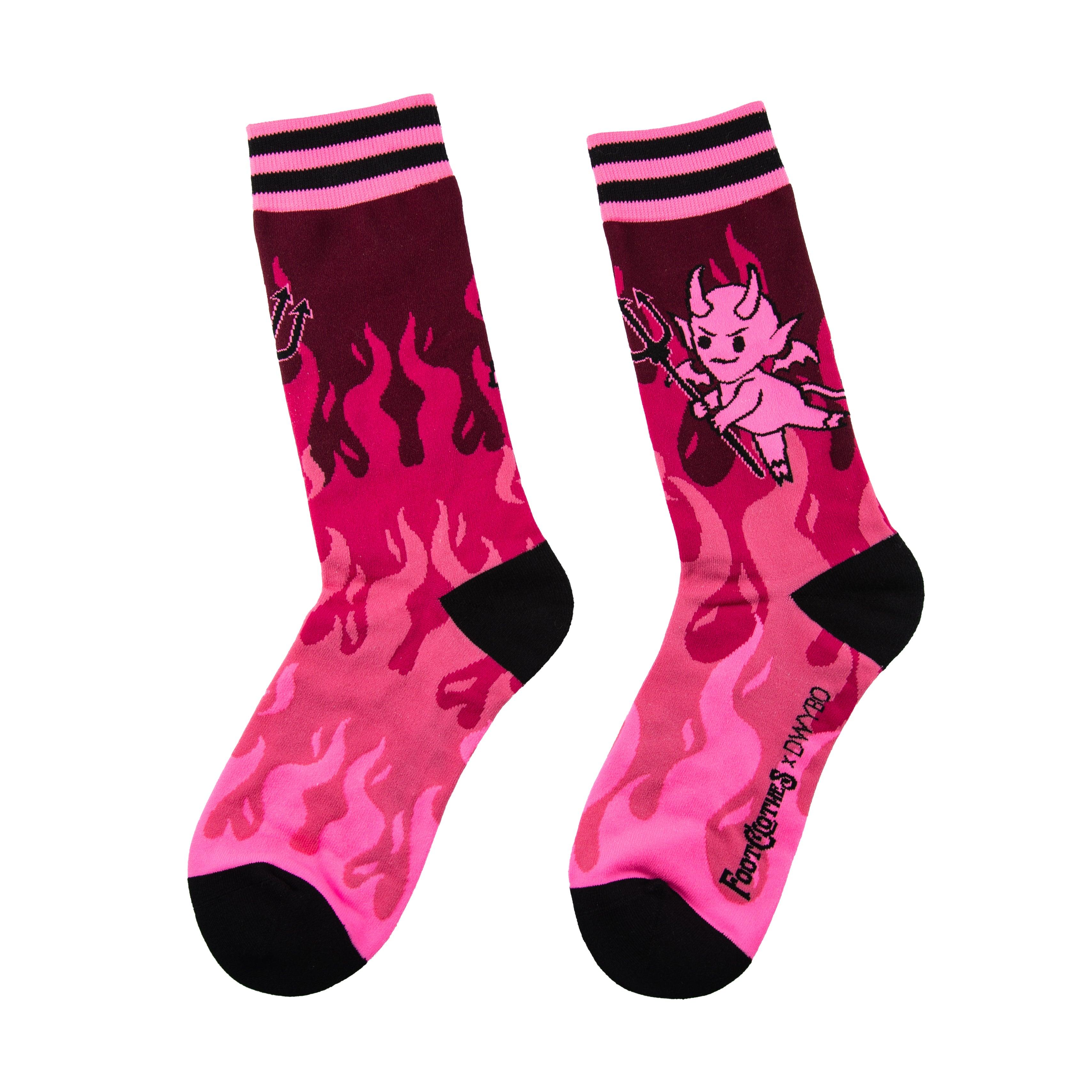 Hot as Heck FootClothes x DWYBO Crew Socks | FootClothes | Socks | 2201