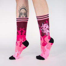 Load image into Gallery viewer, Hot as Heck FootClothes x DWYBO Crew Socks - FootClothes
