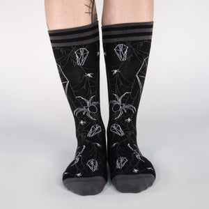 I Just Really Like Spiders, OK? FootClothes x DWYBO Crew Socks - FootClothes