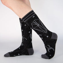 Load image into Gallery viewer, I Just Really Like Spiders, OK? FootClothes x DWYBO Crew Socks - FootClothes
