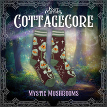 Load image into Gallery viewer, Mystic Mushrooms Crew Socks - FootClothes
