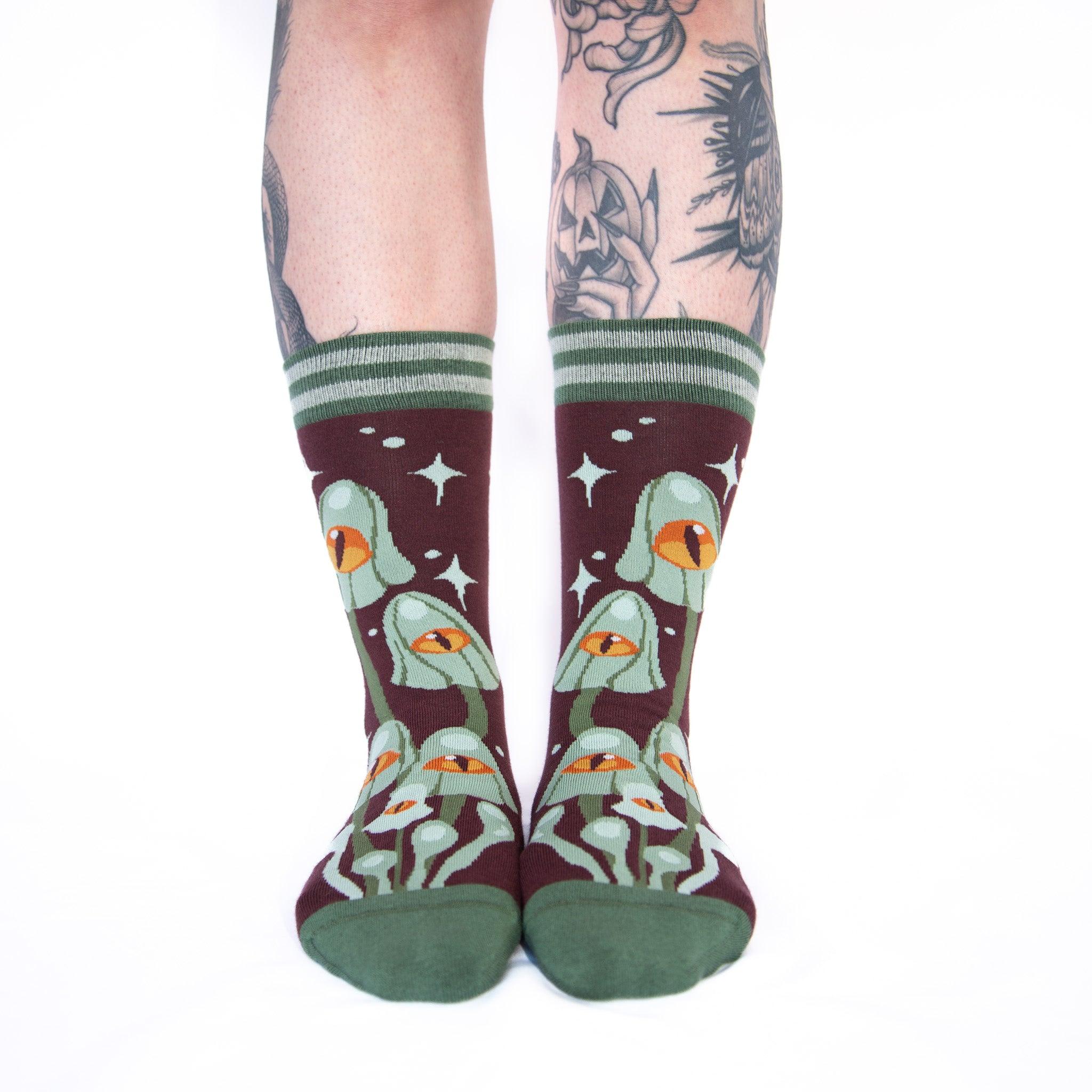 Mystic Mushrooms Crew Socks | FootClothes | Socks | 1904