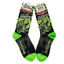 Load image into Gallery viewer, Night of the Killer Zombies Crew Socks - FootClothes
