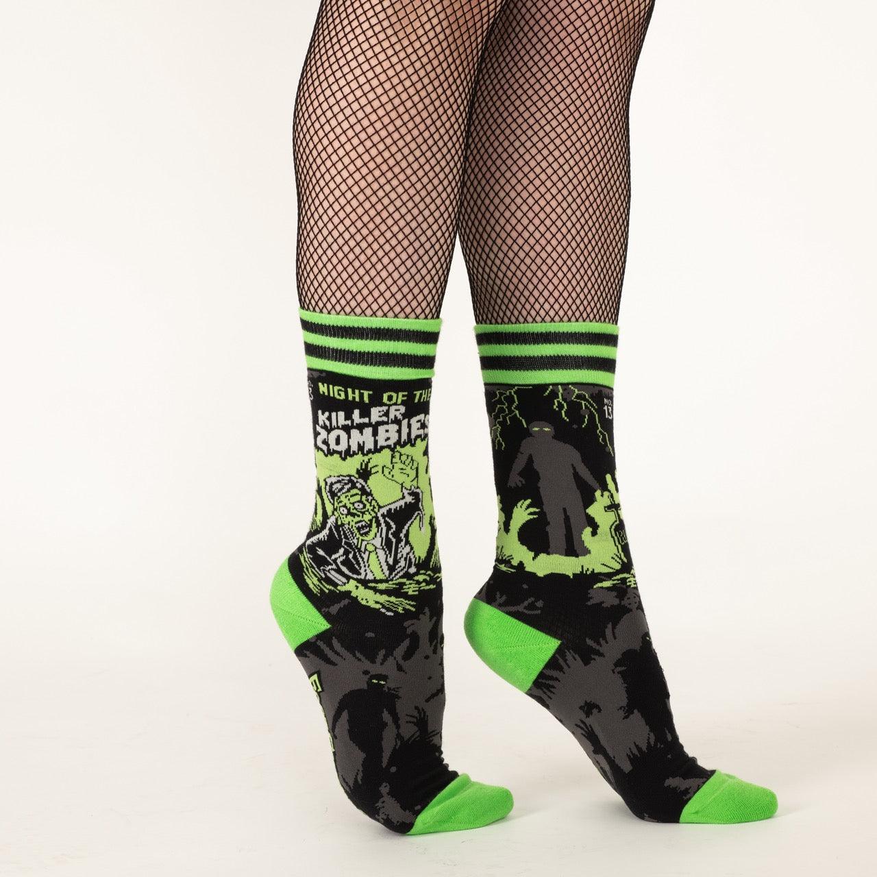 Night of the Killer Zombies Crew Socks | FootClothes | Socks | 1805
