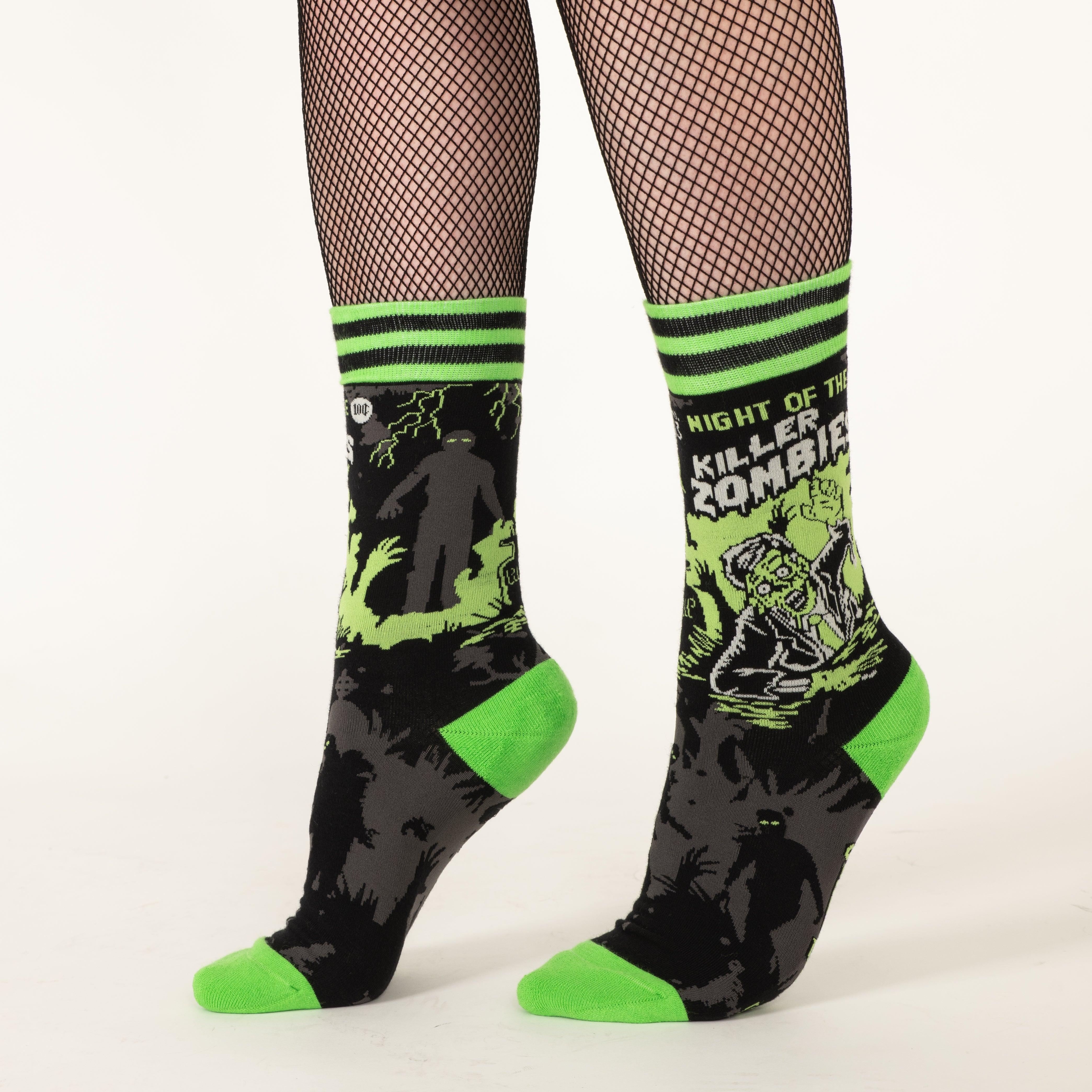 Night of the Killer Zombies Crew Socks - FootClothes