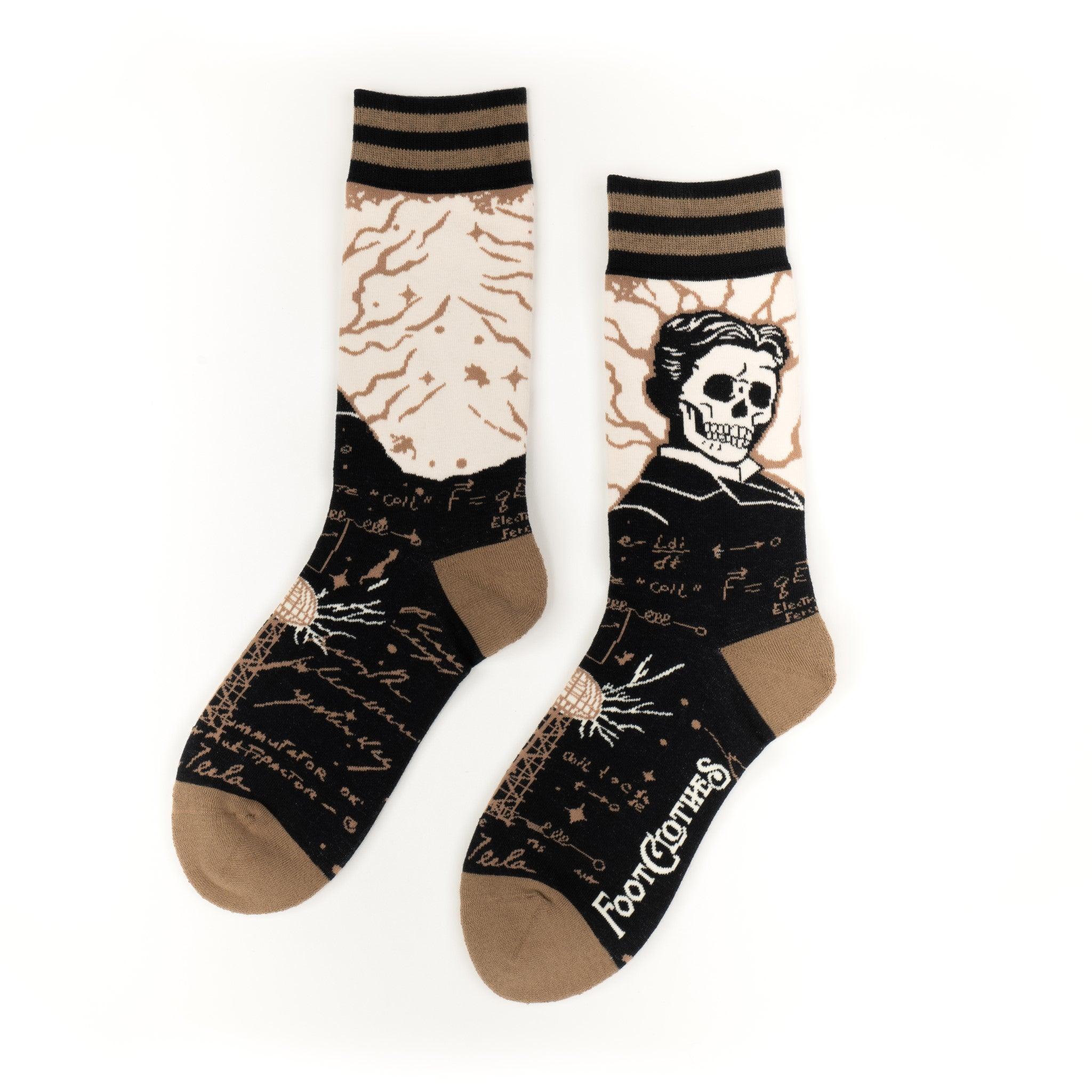 Nikola Tesla Crew Socks | FootClothes | Socks | 1401