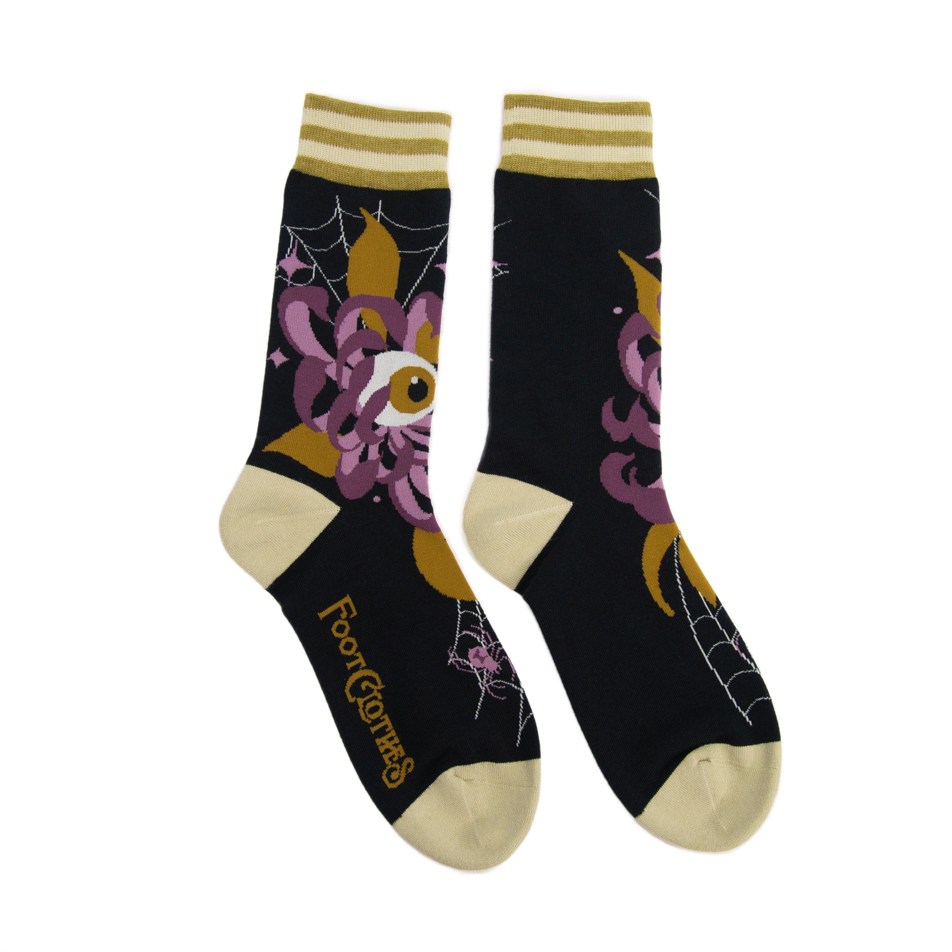 PREORDER Arachnid's Bloom Crew Socks - FootClothes