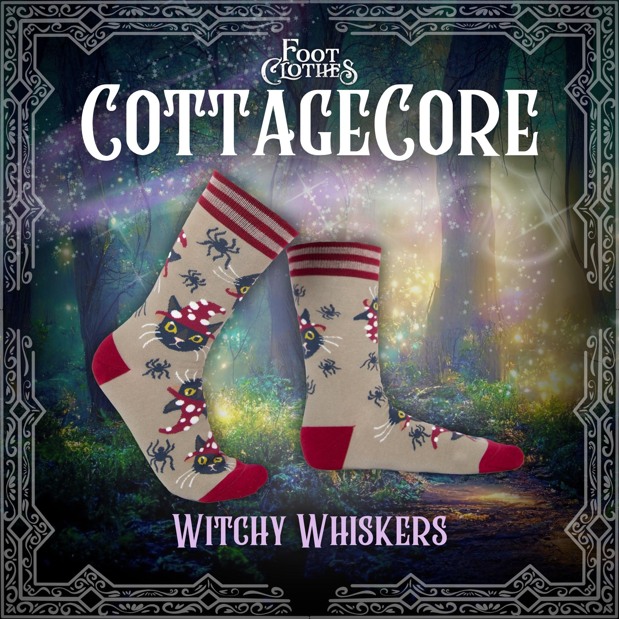 Cottagecore Crew Sock Pack | 5 Designs | FootClothes | Sock Pack | 19P