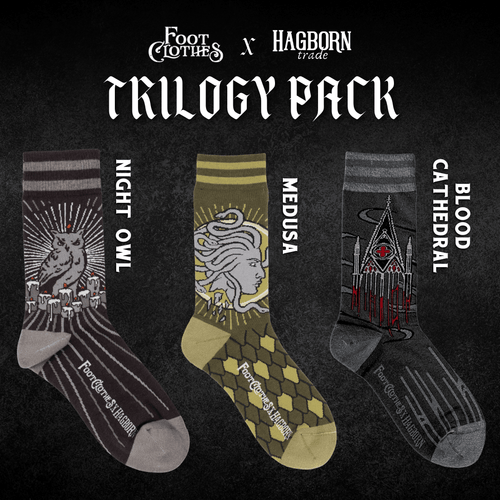 PREORDER Hagborn Trade Trilogy Crew Sock Pack | 3 Designs - FootClothes