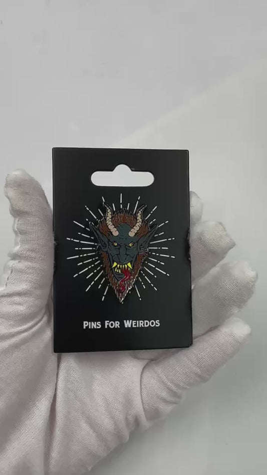 PREORDER Krampus Hard Enamel Pin