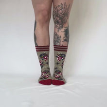 Load and play video in Gallery viewer, Witchy Whiskers Crew Socks

