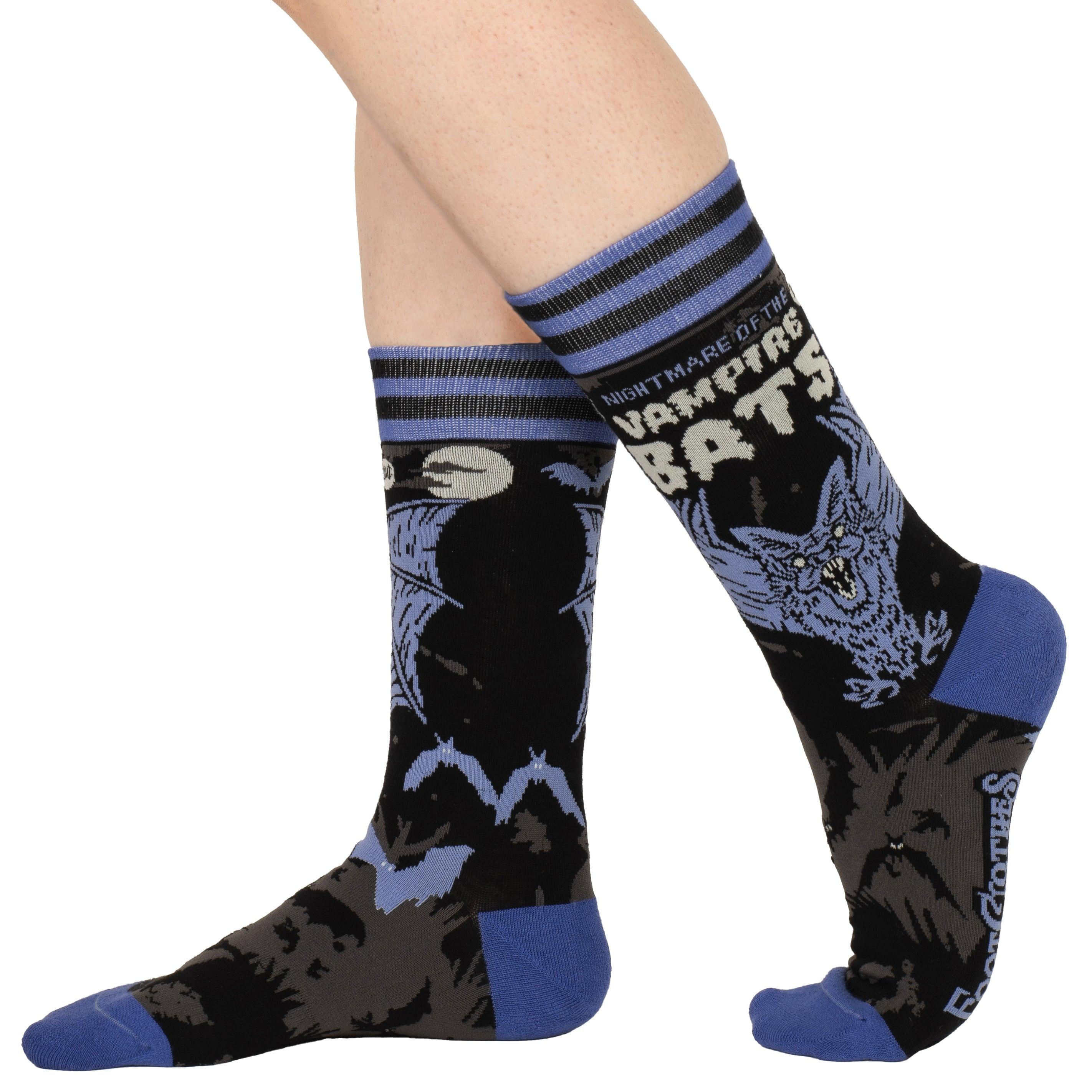 Vampire Bats Crew Socks - FootClothes
