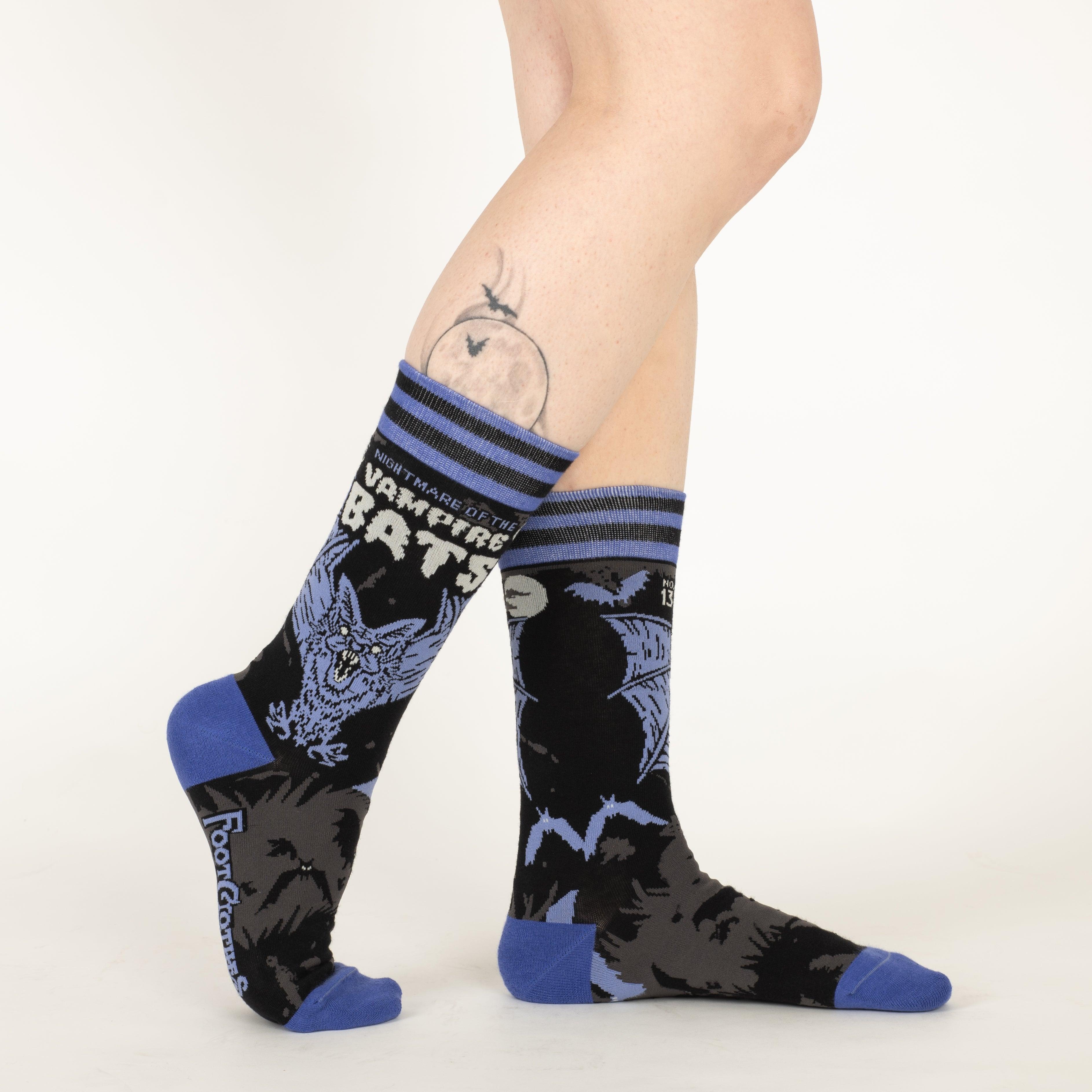Vampire Bats Crew Socks | FootClothes | Socks | 1802