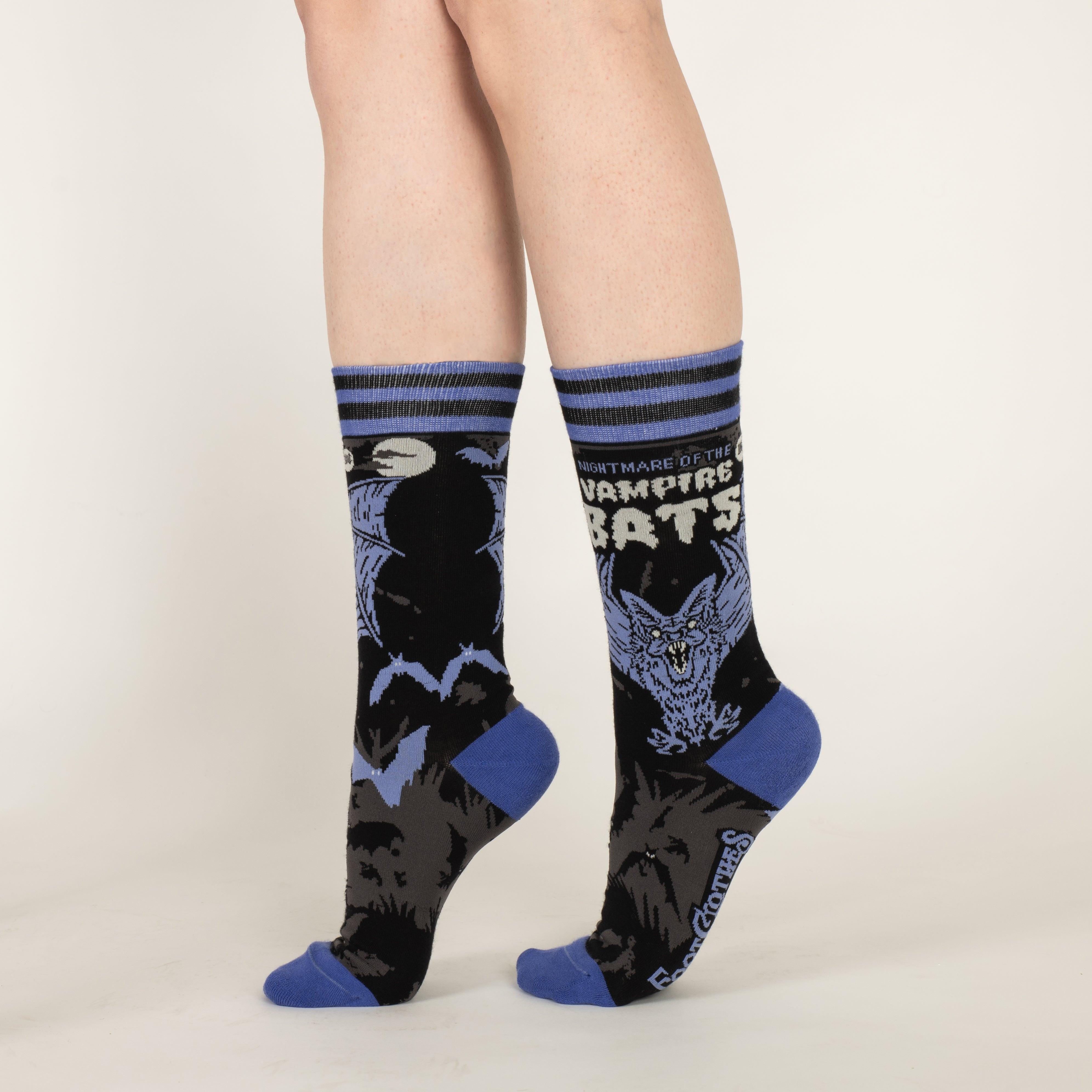 Vampire Bats Crew Socks | FootClothes | Socks | 1802