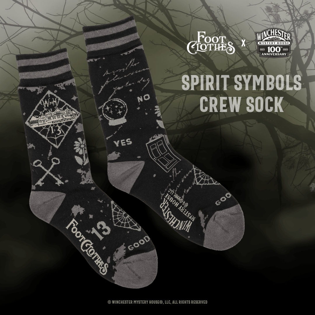 Winchester Mystery House® Crew Socks Pack | 5 Designs | FootClothes | Sock Pack | 17P1