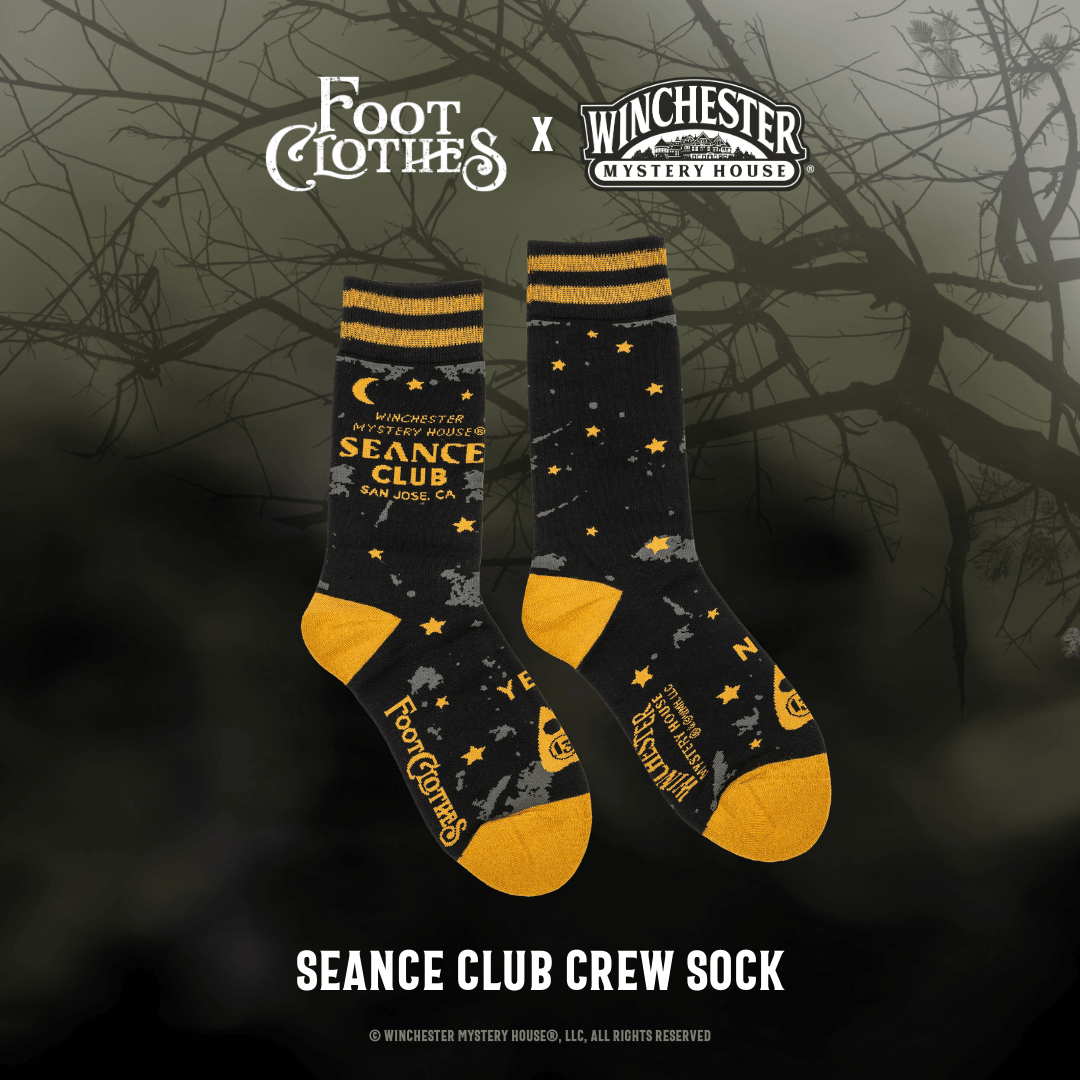 Winchester Mystery House® Crew Socks Pack | 5 Designs | FootClothes | Sock Pack | 17P1