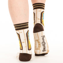 Load image into Gallery viewer, Winchester Mystery House® Spiderweb Window Crew Socks - FootClothes
