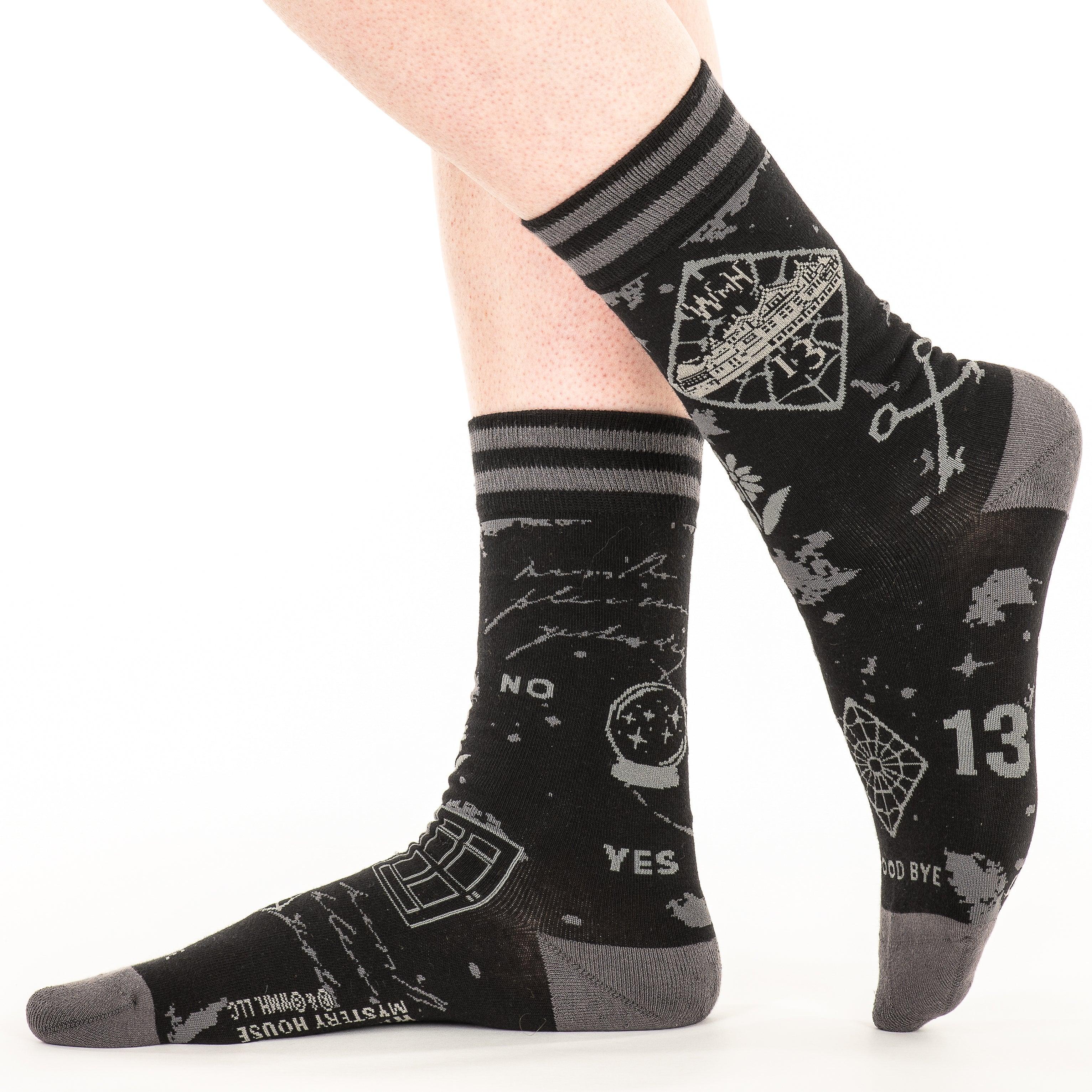 Winchester Mystery House® Spirit Symbols Crew Socks - FootClothes