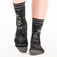 Load image into Gallery viewer, Winchester Mystery House® Spirit Symbols Crew Socks - FootClothes
