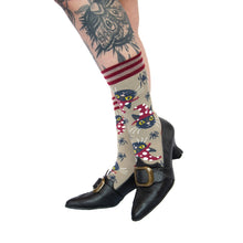 Load image into Gallery viewer, Witchy Whiskers Crew Socks - FootClothes

