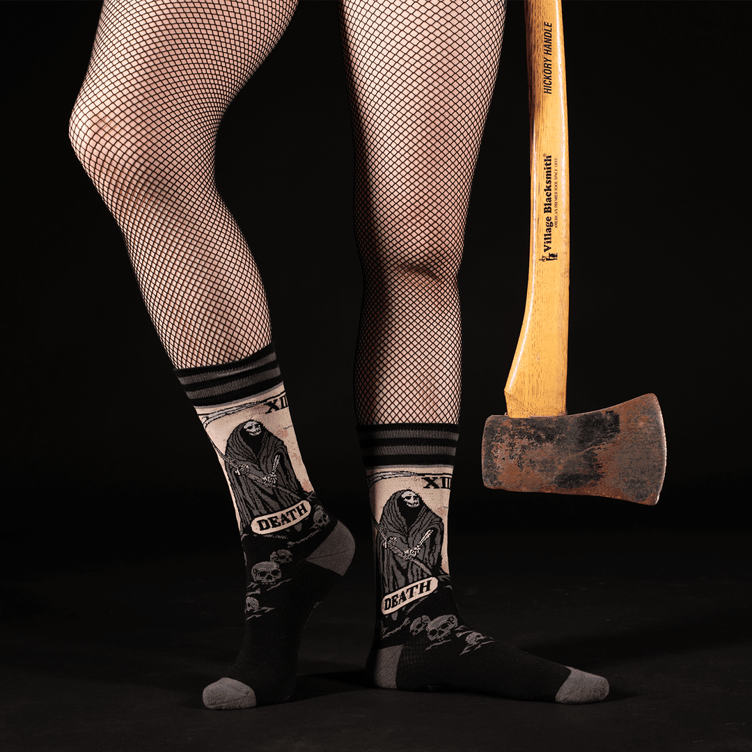 Death Tarot Card Socks - FootClothes