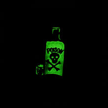 Load image into Gallery viewer, Poison Bottle Hard Enamel Pin (Glow In The Dark) - FootClothes
