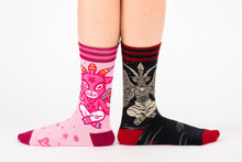 Load image into Gallery viewer, Evil AF Baphomet Socks - FootClothes
