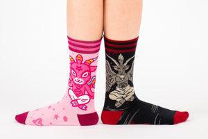 Evil AF Baphomet Socks - FootClothes