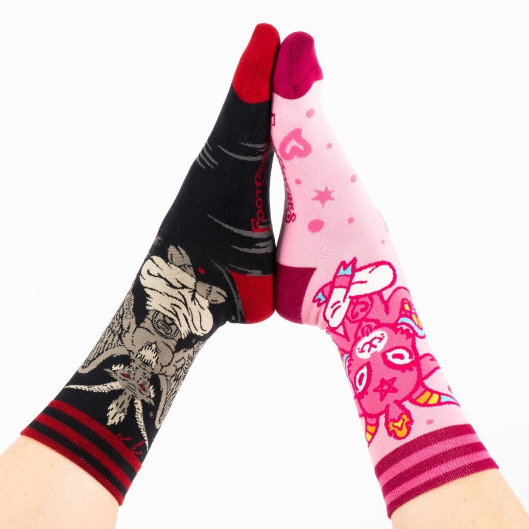 Evil AF Baphomet Socks - FootClothes