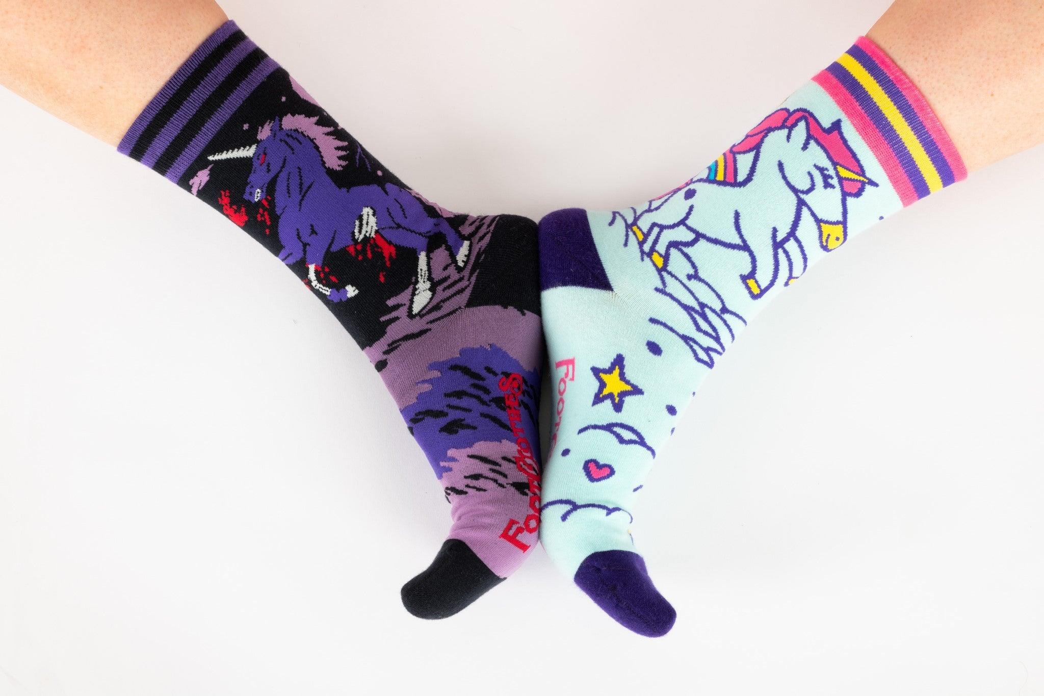 PREORDER Evil AF Unicorn Socks - FootClothes