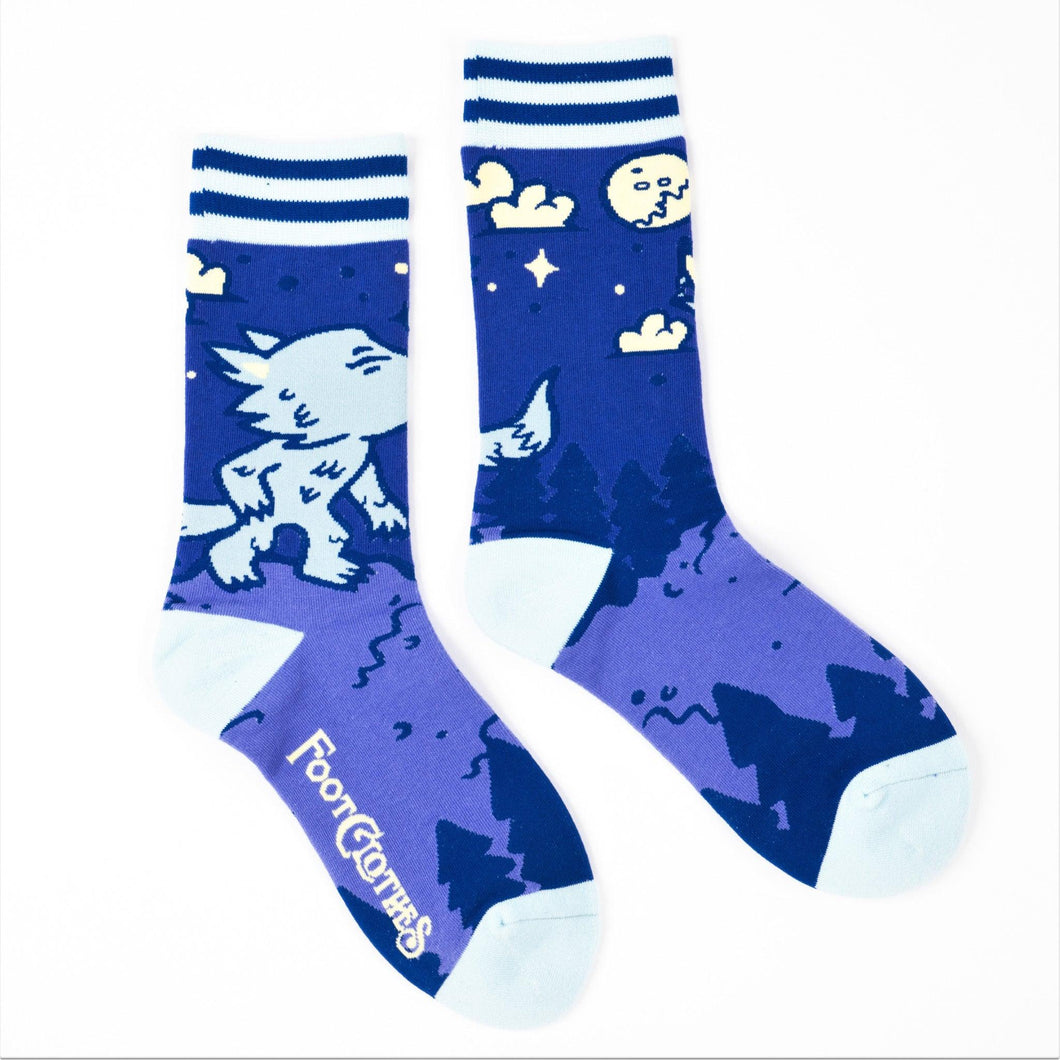 Cute Werewolf Socks - FootClothes