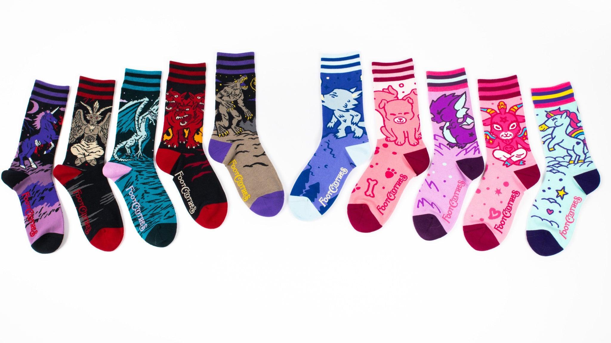 PREORDER Ultimate Mythical Creatures Pack (10 Pairs) - FootClothes