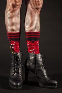 Evil AF Cerberus Socks - FootClothes