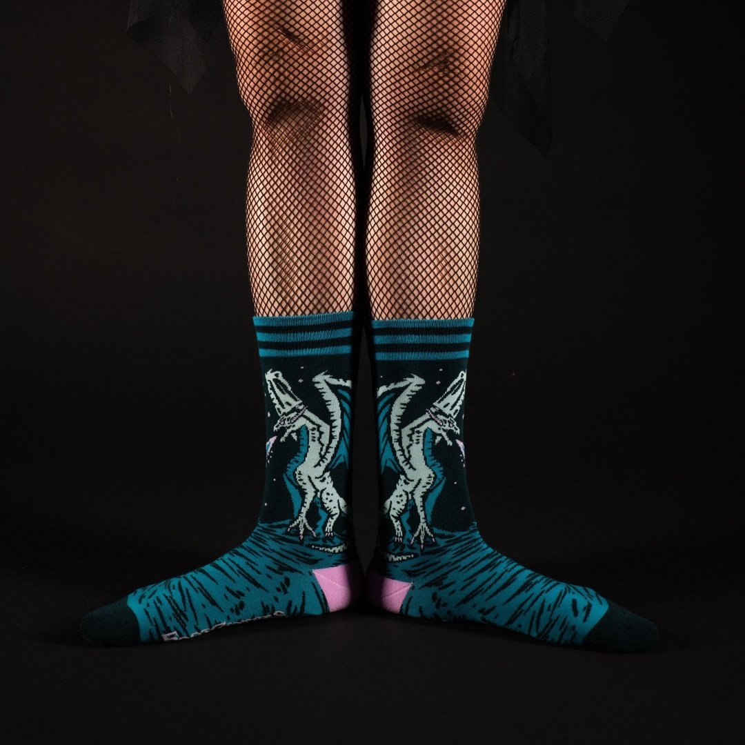 Evil AF Dragon Socks - FootClothes