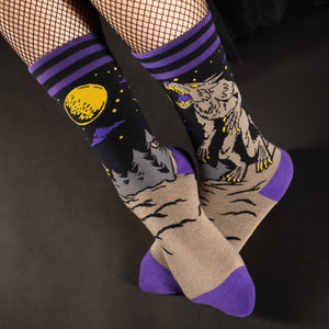 Evil AF Werewolf Socks - FootClothes