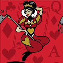 Load image into Gallery viewer, PREORDER Queen of Hearts Socks - FootClothes
