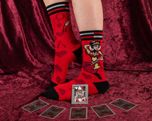 Load image into Gallery viewer, Queen of Hearts Socks - FootClothes
