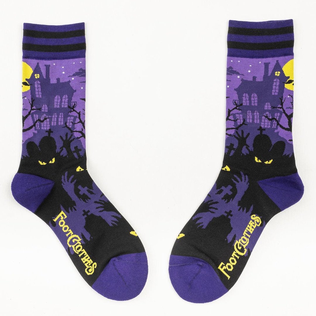 Haunted House Thigh High Socks main image 0