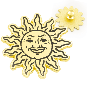 Sun Hard Enamel Pin - FootClothes