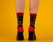 Load image into Gallery viewer, PREORDER Game Over 80s Video Game Crew Socks - FootClothes
