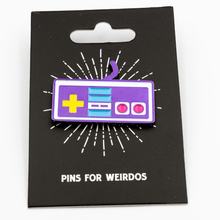 Load image into Gallery viewer, 80s Controller Soft Enamel Pin - FootClothes
