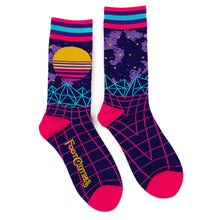 Load image into Gallery viewer, PREORDER Vaporwave Crew Socks - FootClothes
