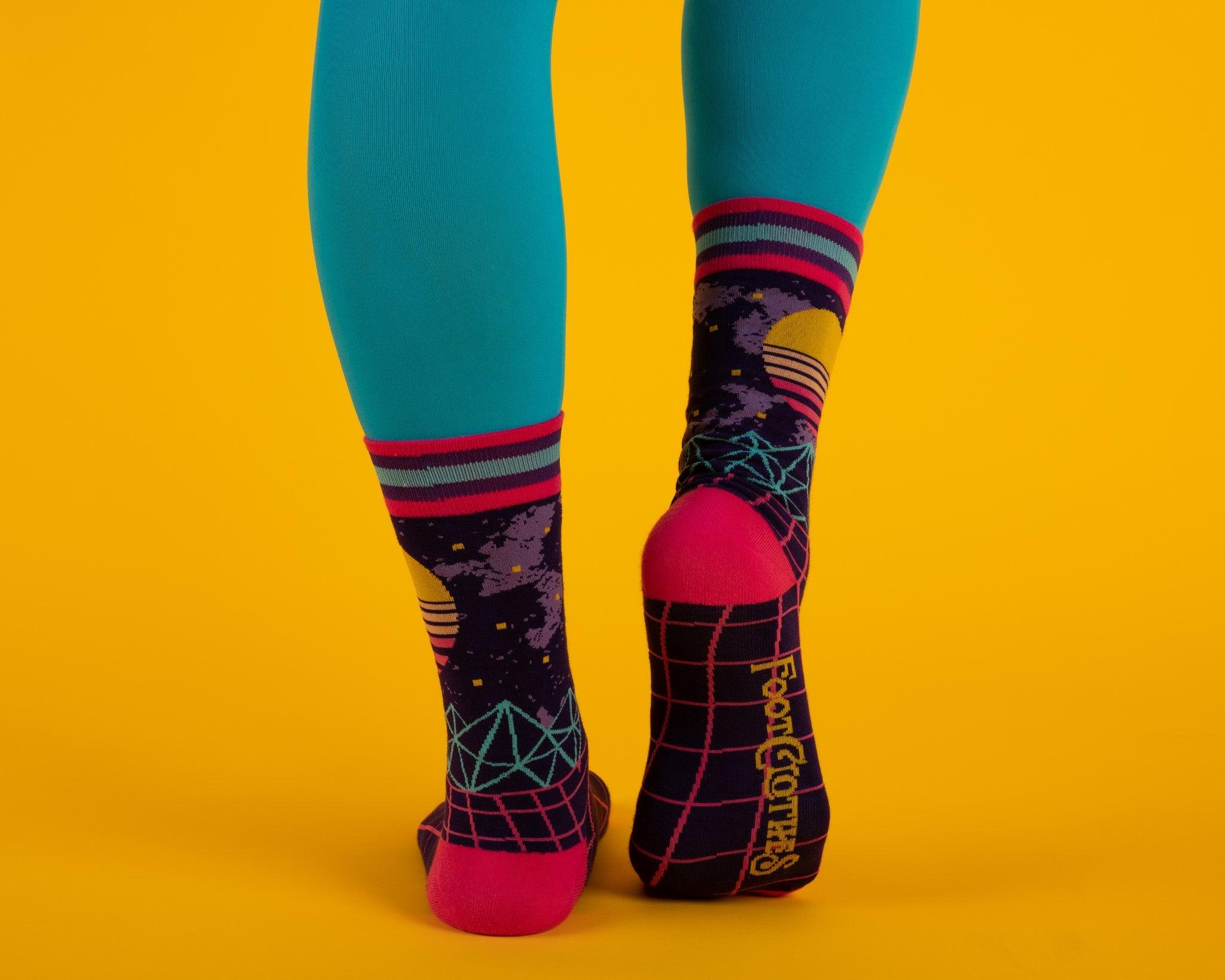 PREORDER Vaporwave Crew Socks - FootClothes