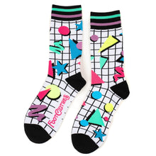 Load image into Gallery viewer, PREORDER 80s Totally Tubular! Crew Socks - FootClothes
