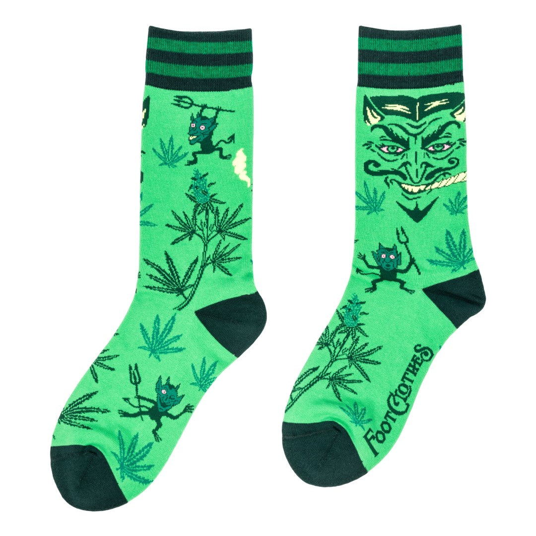 The Devil's Lettuce Crew Socks - FootClothes