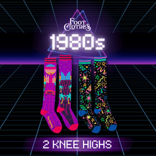 Load image into Gallery viewer, 80s Knee High Sock Pack - FootClothes
