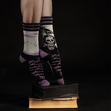 Load image into Gallery viewer, PREORDER The Raven Poe Socks - FootClothes
