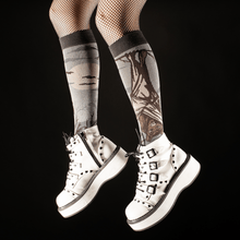 Load image into Gallery viewer, PREORDER Bat Knee High Socks - FootClothes
