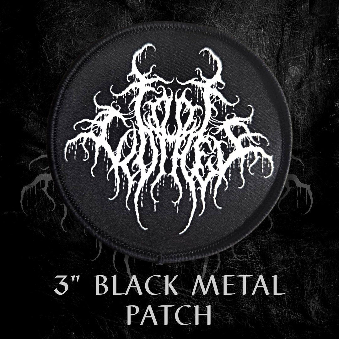 Black Metal FootClothes Logo Patch - FootClothes