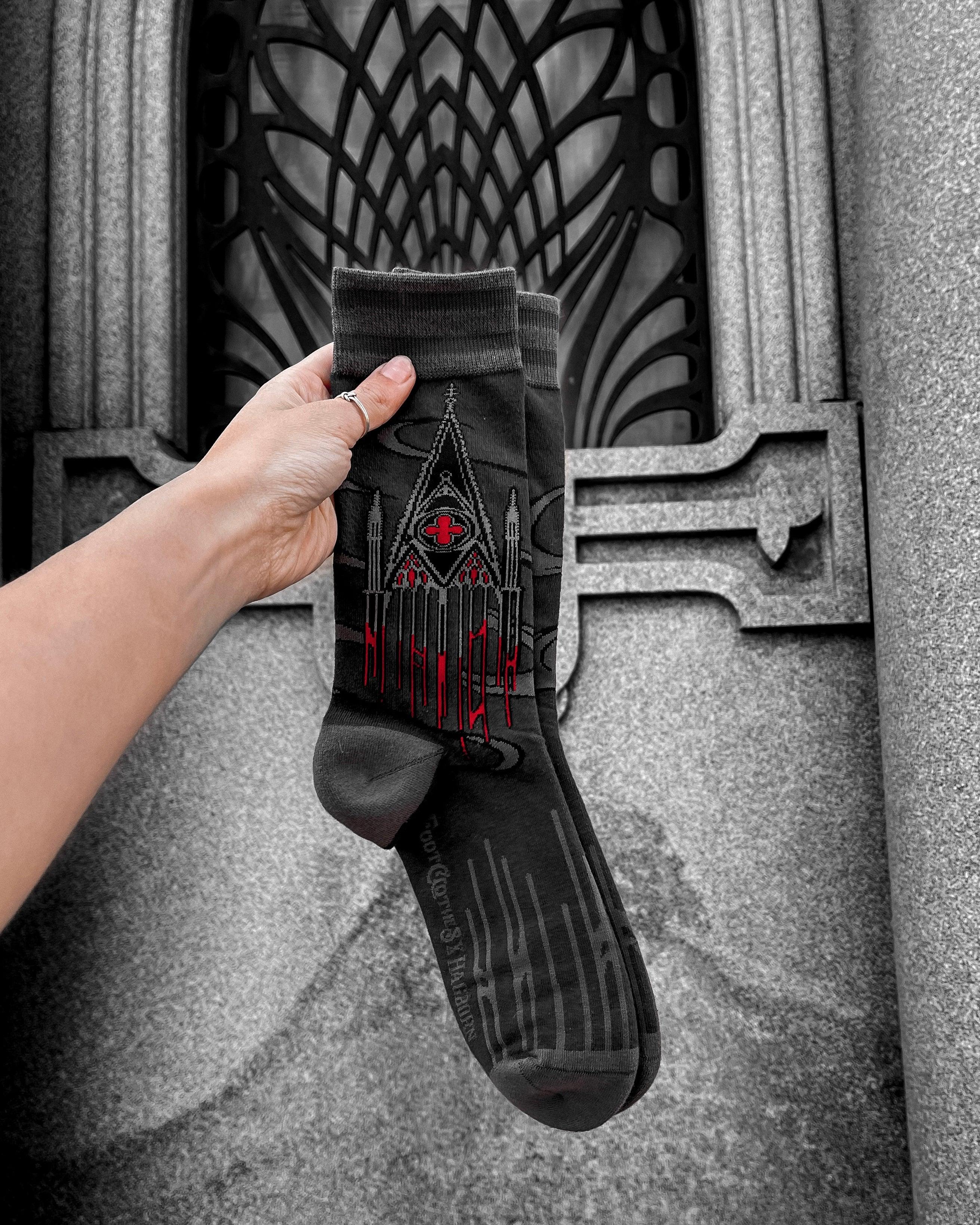PREORDER Blood Cathedral FootClothes x Hagborn Collab Socks - FootClothes